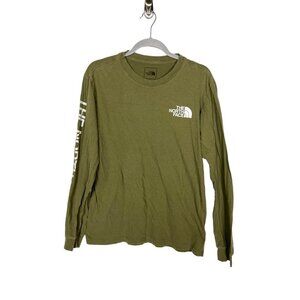 The north face men’s long‎ sleeve green tshirt